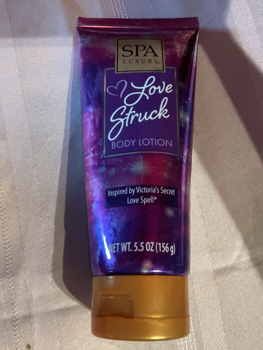 SPA Luxury Love Struck Body Lotion - Purple & Gold